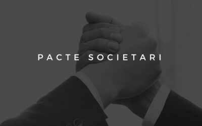 Conflictes entre socis, avantatges del pacte societari